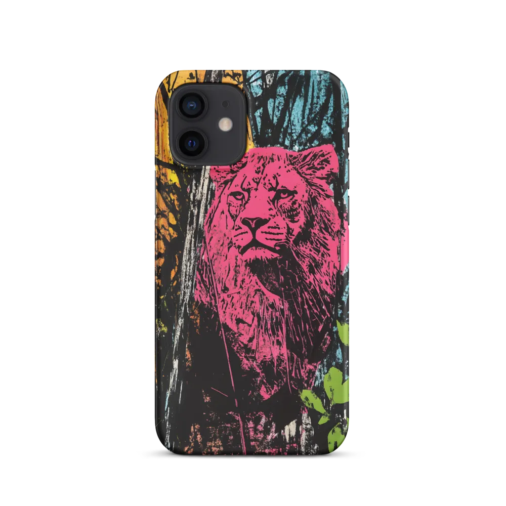 Fierce Vibrance: The Pink Lion