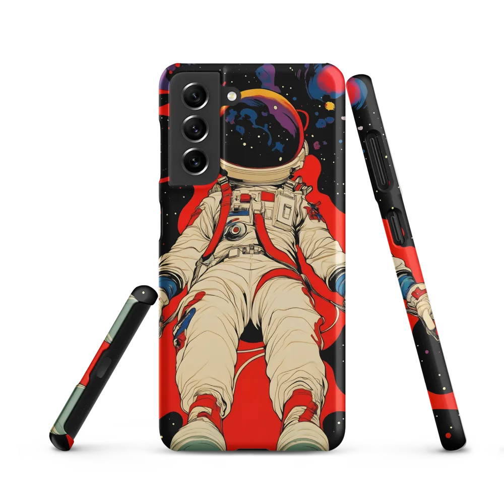 Astronaut in Cosmic Reverie | Phone Case |  S21 | Snap Case | Matte