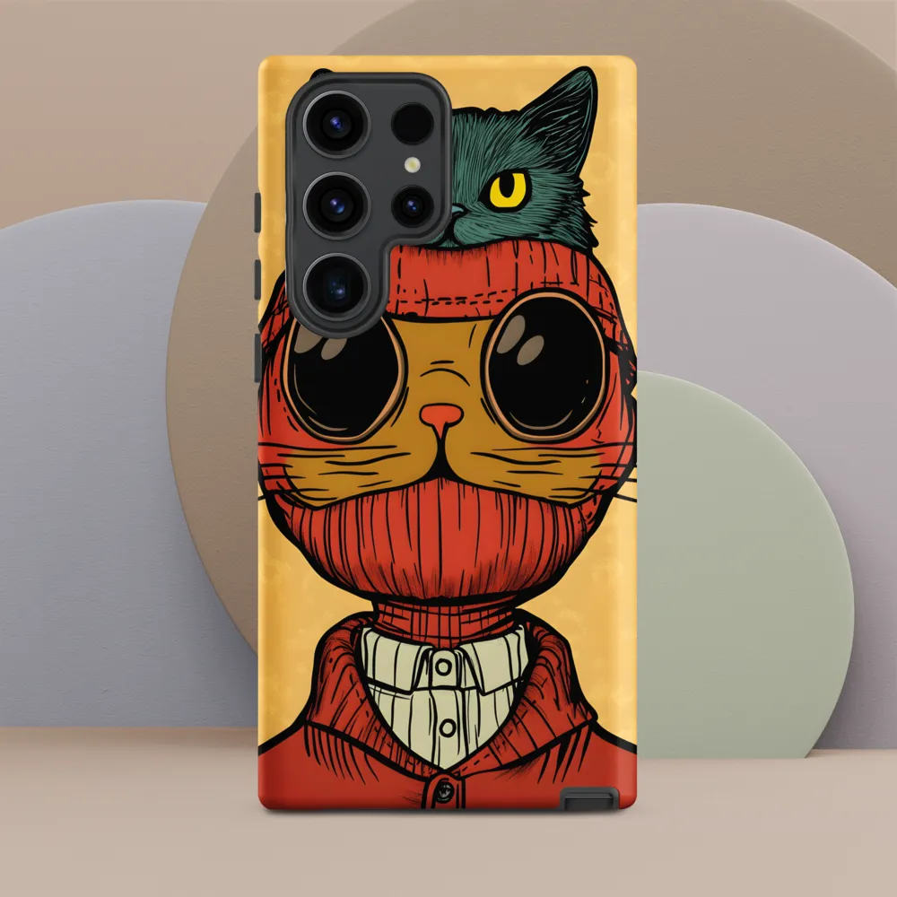 Whimsical Fusion: Cat and Human