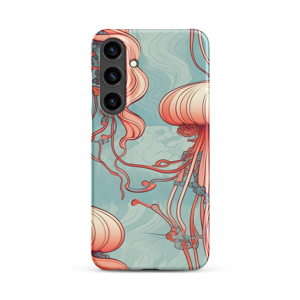 Ethereal Dance of Jellyfish | Phone Case |  S24 Plus | Snap Case | Matte