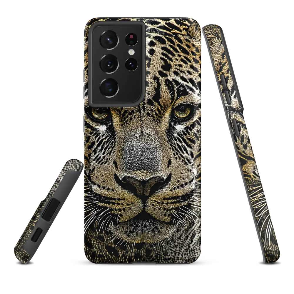 The Majestic Gaze: Portrait of a Leopard