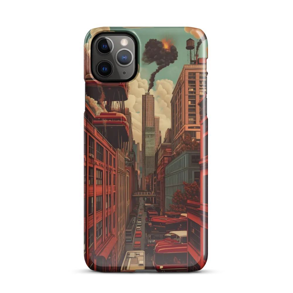 Urban Chaos: A Surreal Exploration | Phone Case |  11 Pro Max | Snap Case | Glossy