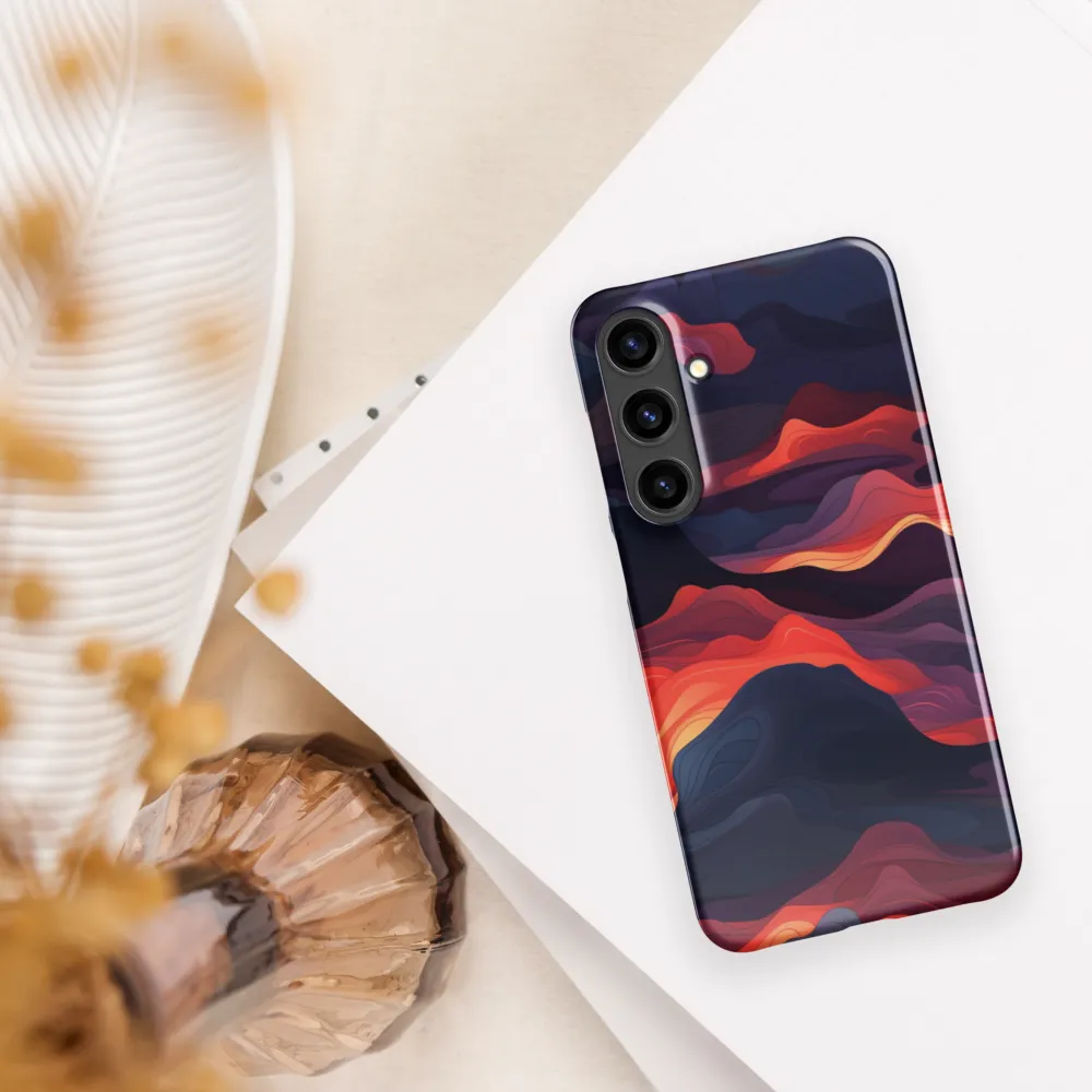 Ethereal Waves of Color | Phone Case |  S24 Plus | Snap Case | Glossy