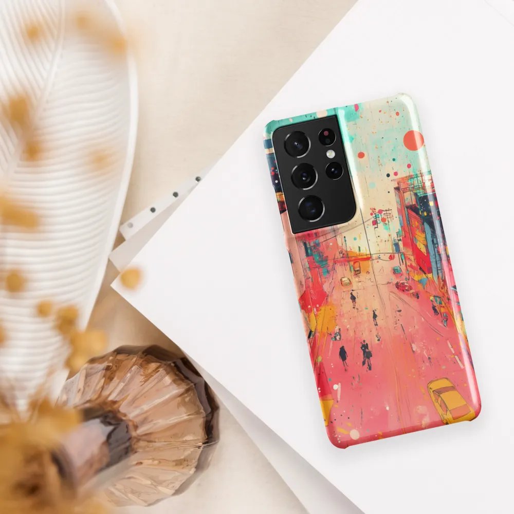 Vibrant City Life | Phone Case |  S21 Ultra | Snap Case | Glossy