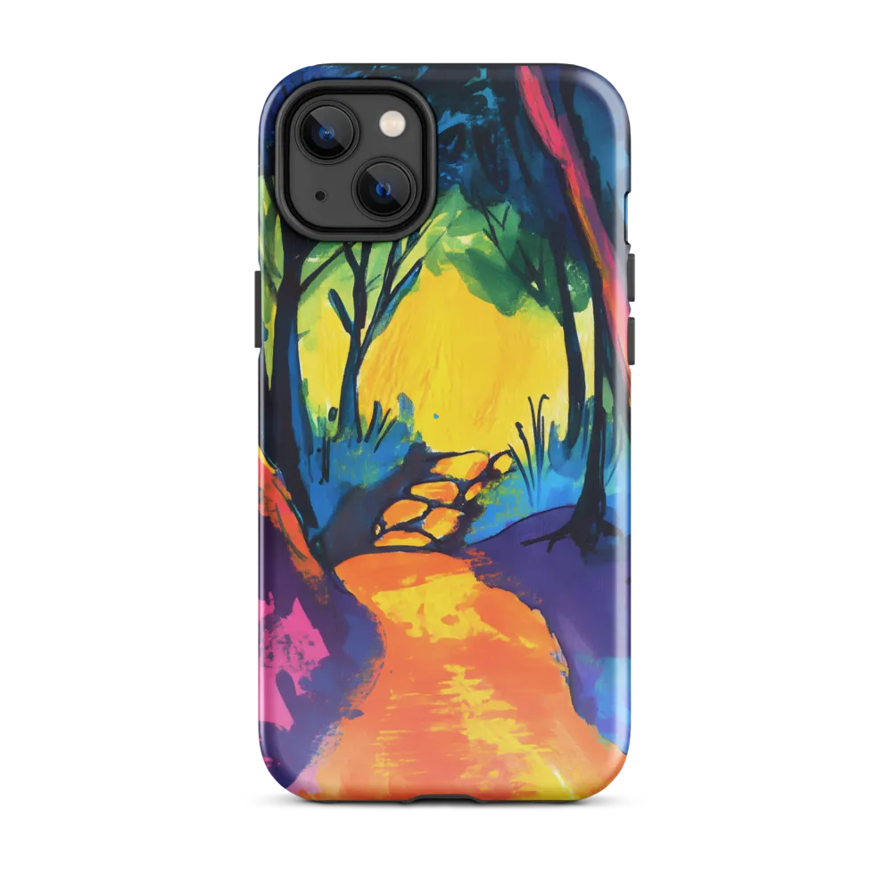 Path Through a Vibrant Forest