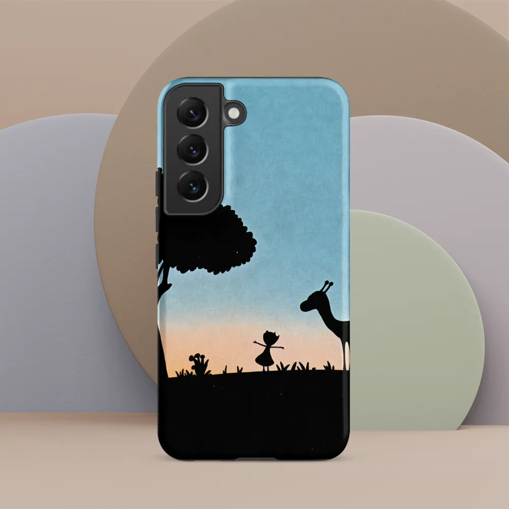 Curiosity in the Silhouette | Phone Case |  S22 | Tough Case | Matte