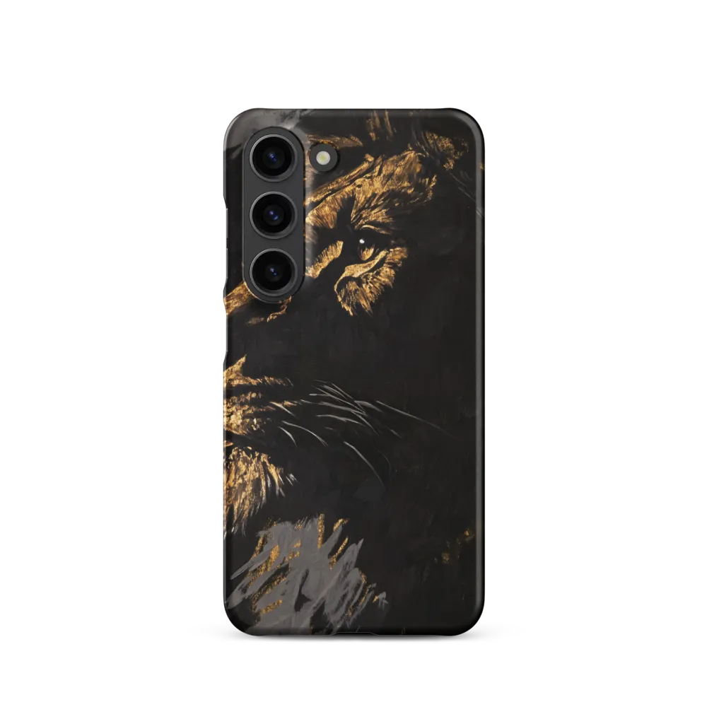 Majestic Gaze: The Golden Lion