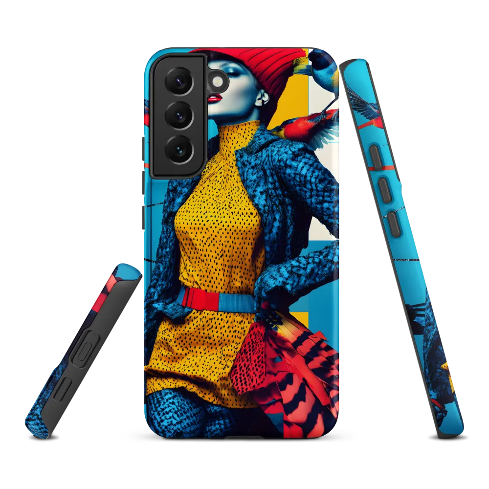 Vibrant Fusion of Nature and Fashion