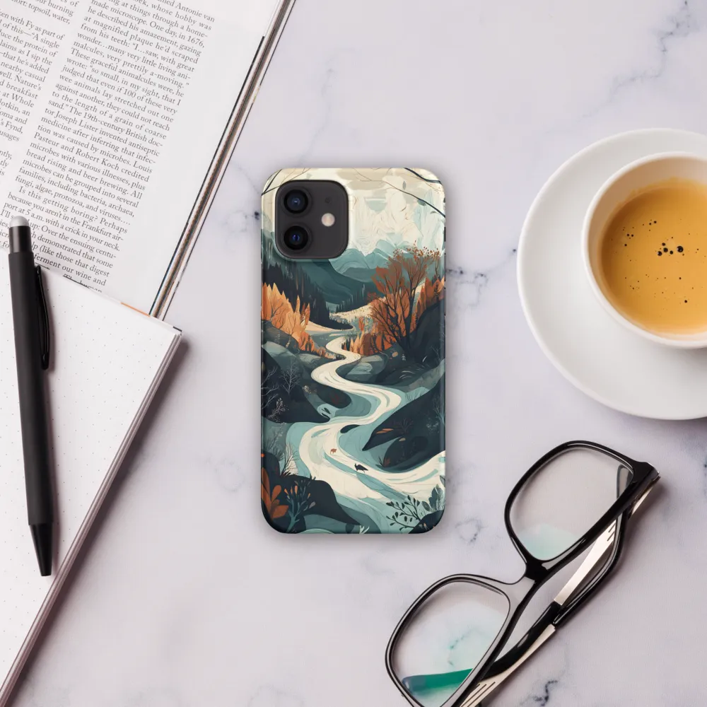 Winding Serenity: A Digital Landscape