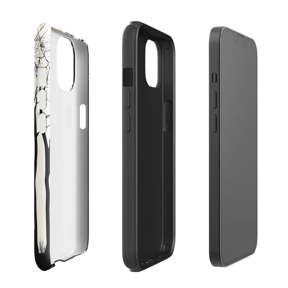 Silhouetted Serenity | Phone Case |  13 | Tough Case | Glossy