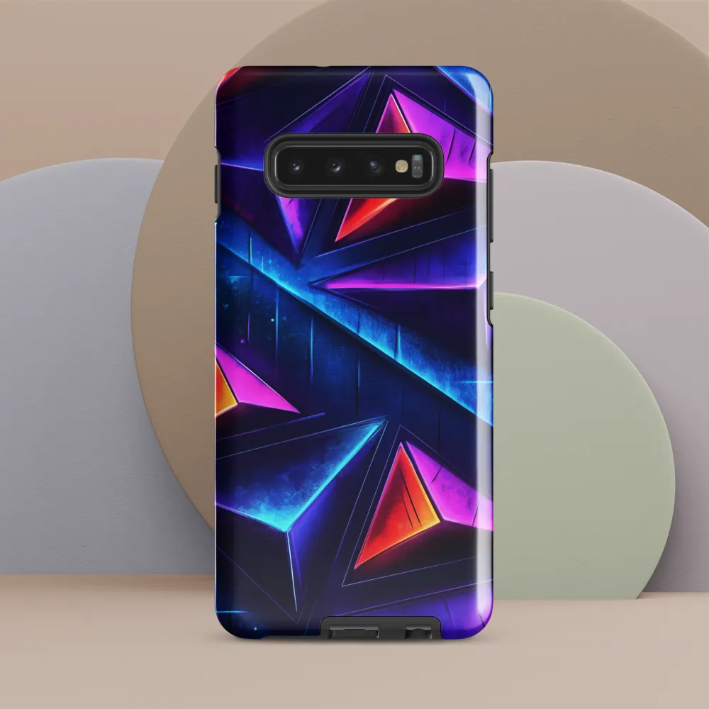 Geometric Luminescence | Phone Case |  S10 Plus | Tough Case | Glossy