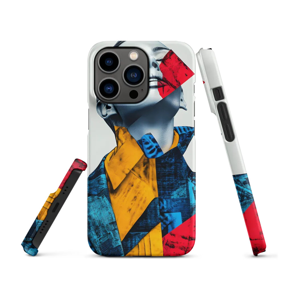 Fragmented Confidence: A Surreal Fashion Portrait | Phone Case |  13 Pro | Snap Case | Matte