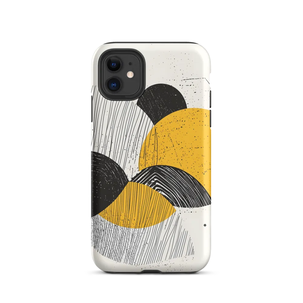 Dynamic Harmony in Black and Yellow