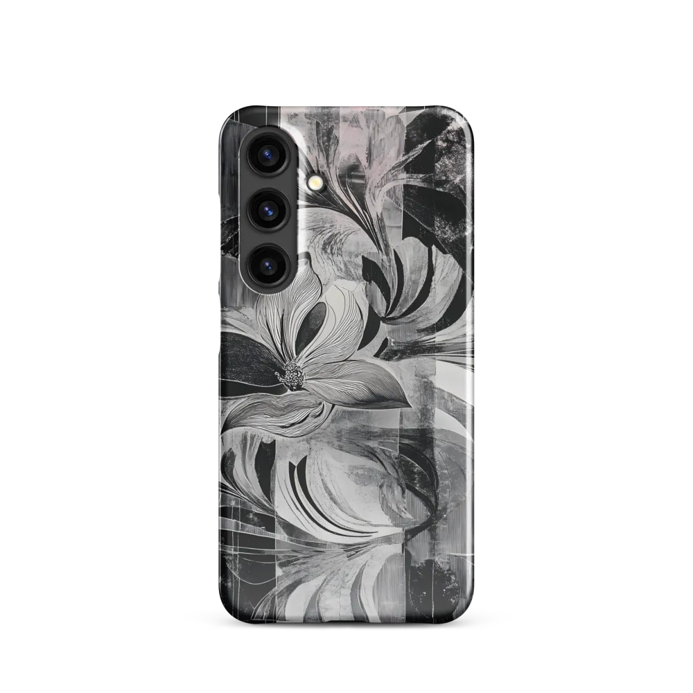 Floral Fusion in Monochrome