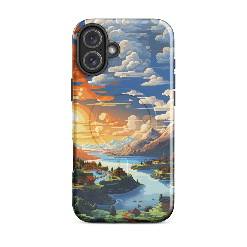 Tranquil Sunset Over Serene Landscape