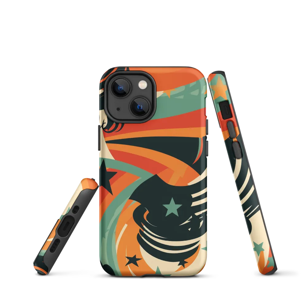 Swirls of Elegance | Phone Case |  13 mini | Tough Case | Matte