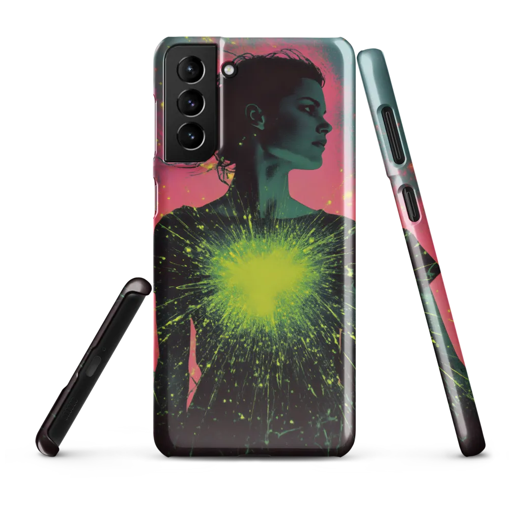 Cosmic Heart: A Surreal Portrait of Strength