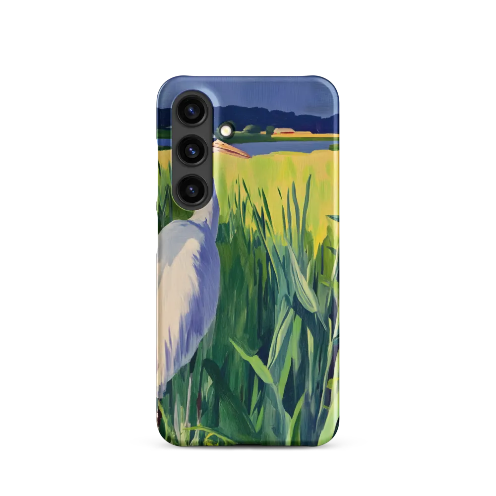 Graceful Presence: The Heron in the Meadow