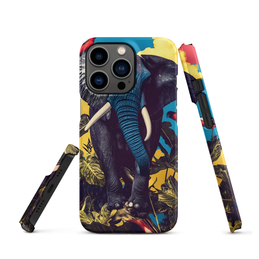 Elephant Dreams in Vibrant Colors | Phone Case |  13 Pro | Snap Case | Matte