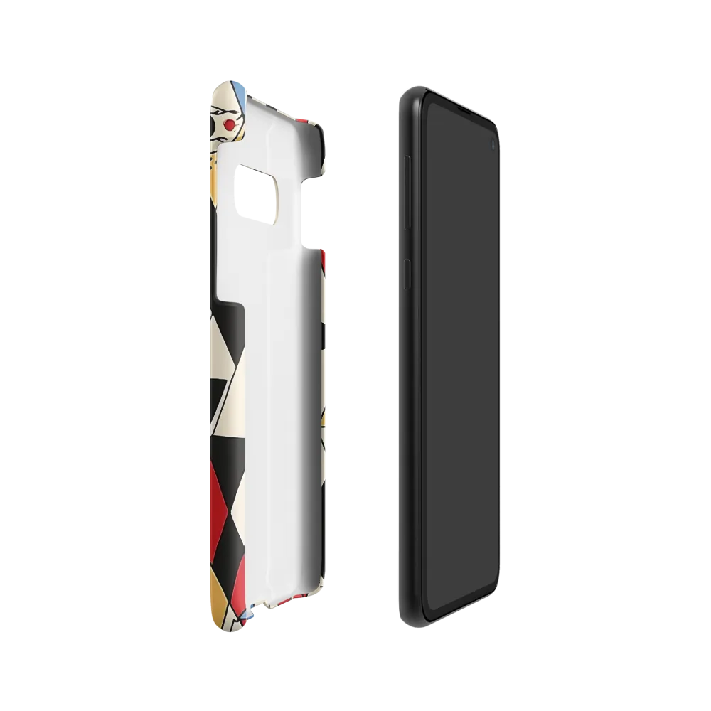 Dynamic Geometric Symphony | Phone Case |  S10e | Snap Case | Matte