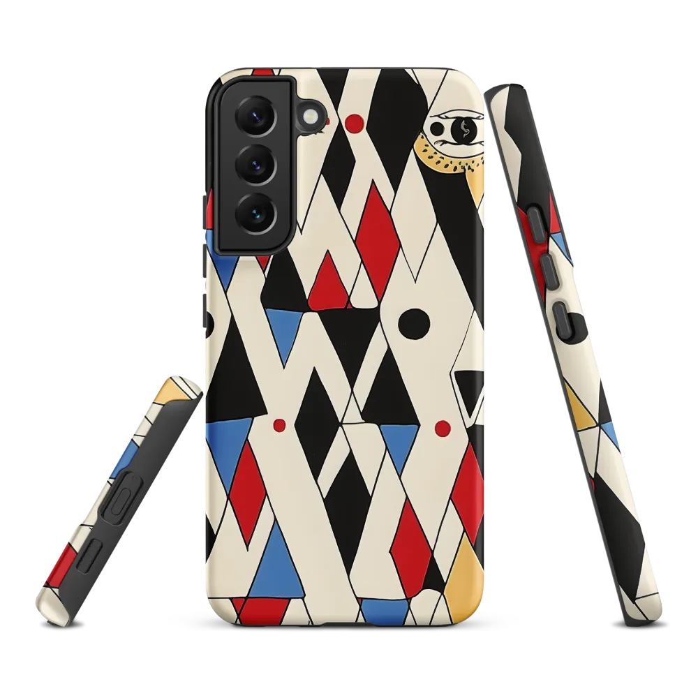 Dynamic Geometric Symphony | Phone Case |  S22 Plus | Tough Case | Matte