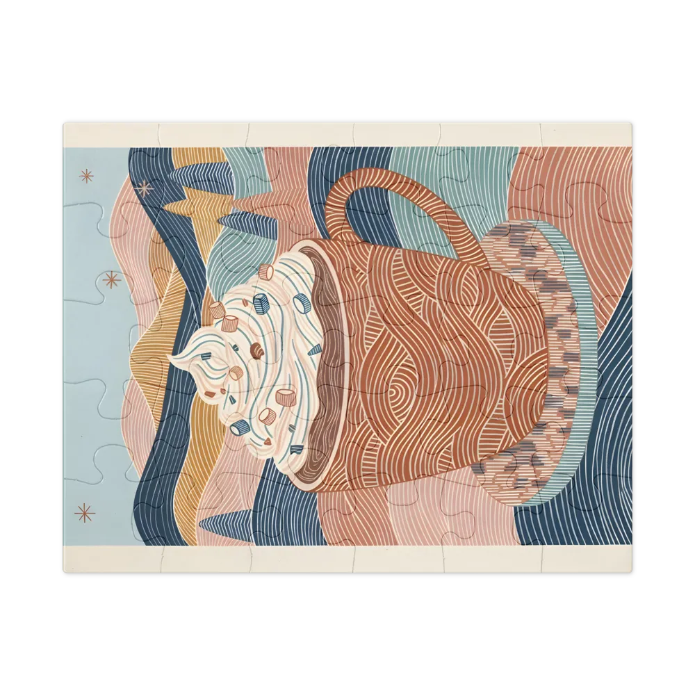 Whipped Cocoa Mug 
 Jigsaw Puzzle in Tin Box