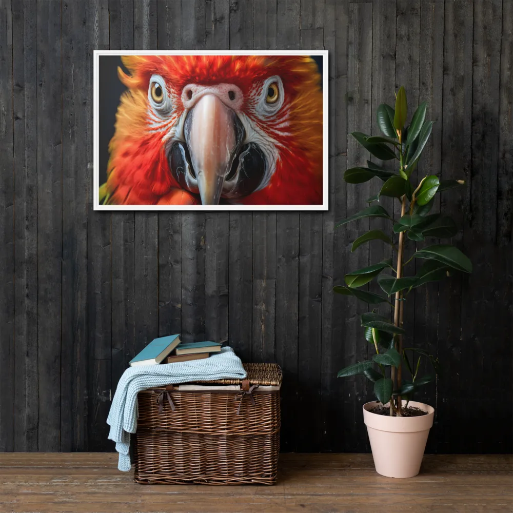 The Fiery Gaze of the Parrot