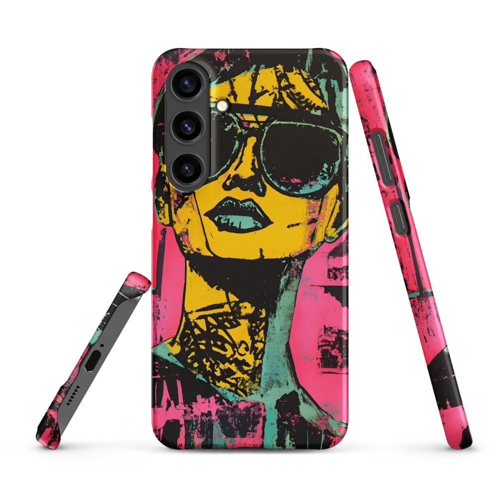 Confident Portrait in Neon Colors