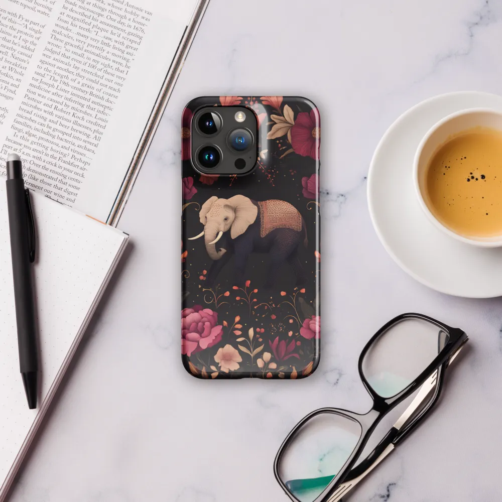Whispers of the Wild: Elephants and Blooms