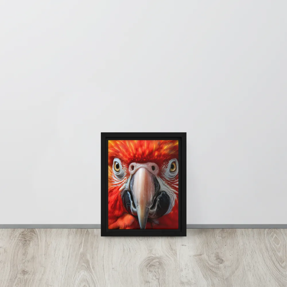 The Fiery Gaze of the Parrot