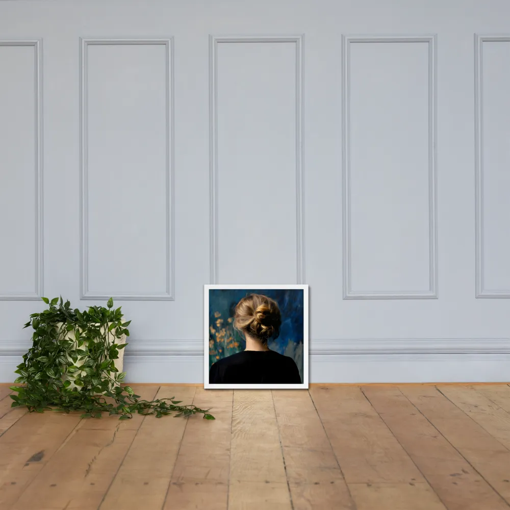 Whispers of Tranquility | Poster with White Frame | 16″×16″