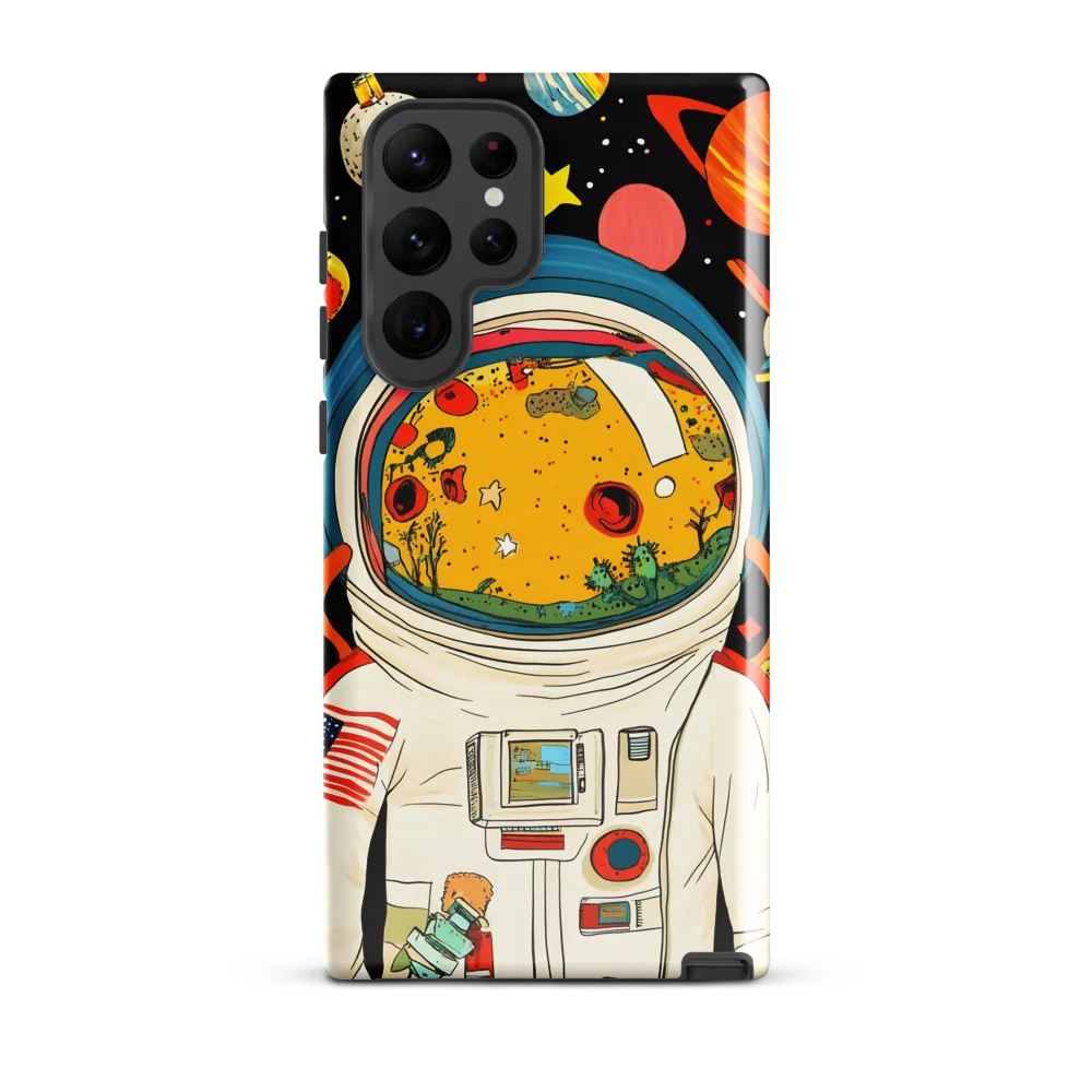 Cosmic Curiosity: Journey Within the Helmet