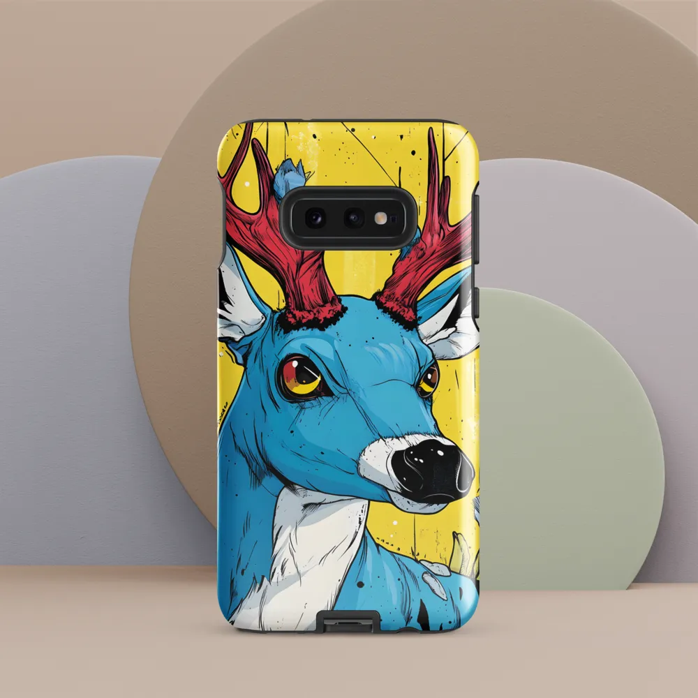 Vivid Antlers: A Modern Take on Nature