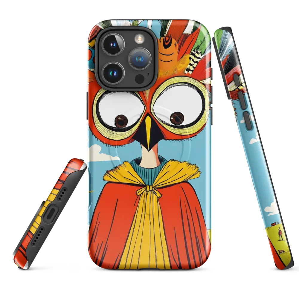 A Whimsical Encounter: The Owl-Human Fusion
