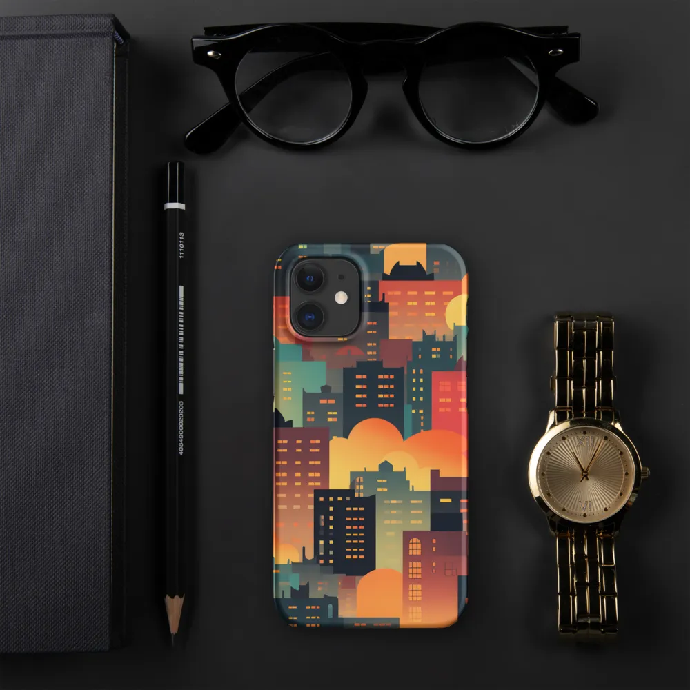 Twilight in the Concrete Jungle | Phone Case |  12 Mini | Snap Case | Matte