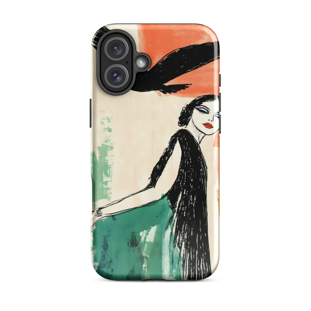 Elegance in Flight | Phone Case |  16 Plus | Tough Case | Glossy