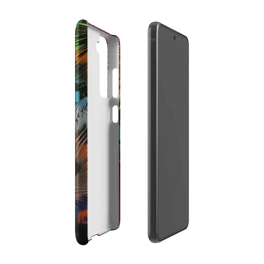 Whimsical Hedgehogs in a Kaleidoscopic Wonderland | Phone Case |  S21 FE | Snap Case | Matte