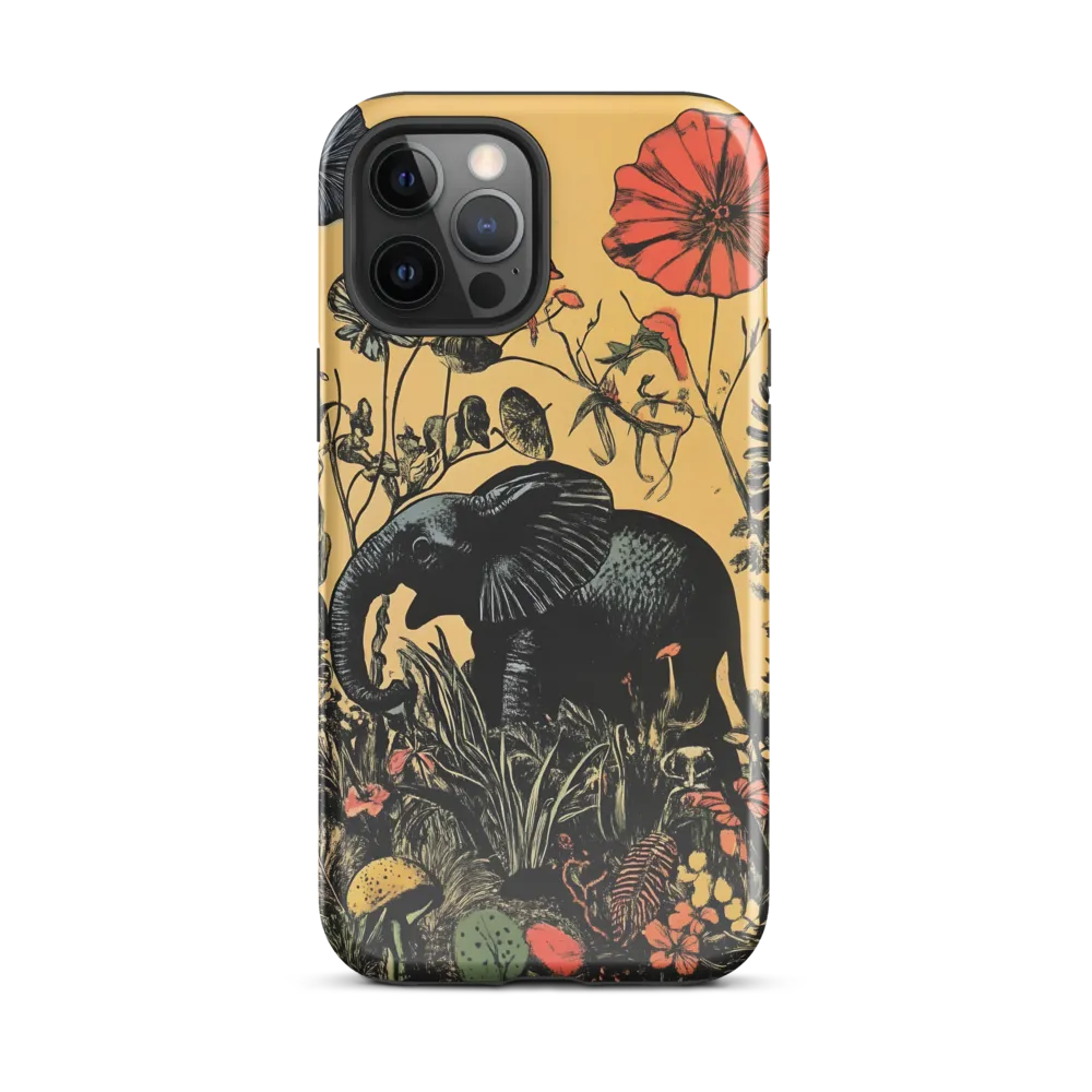 Floral Majesty: The Elephant's Sanctuary