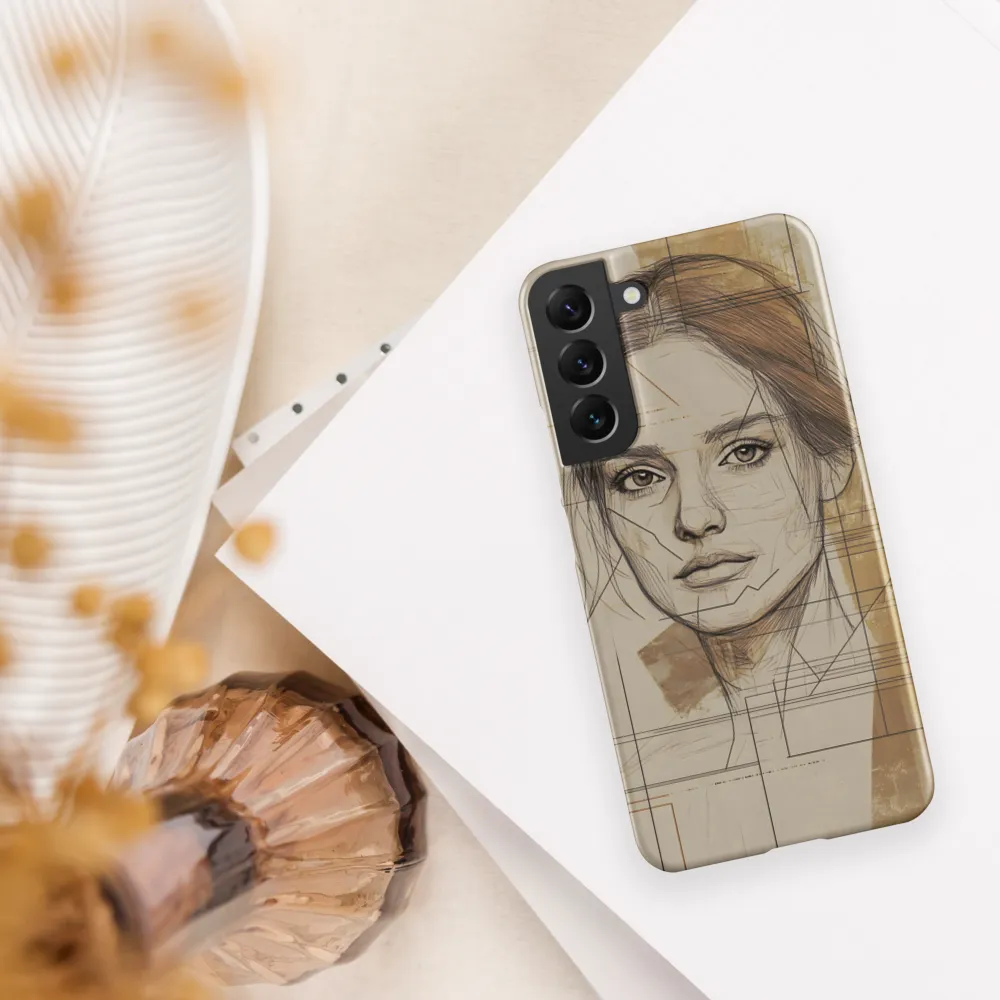Geometric Elegance: A Modern Portrait