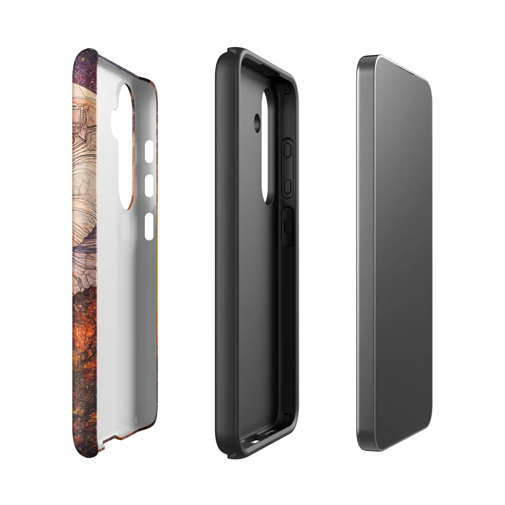 Cosmic Contemplation | Phone Case |  S24 | Tough Case | Matte