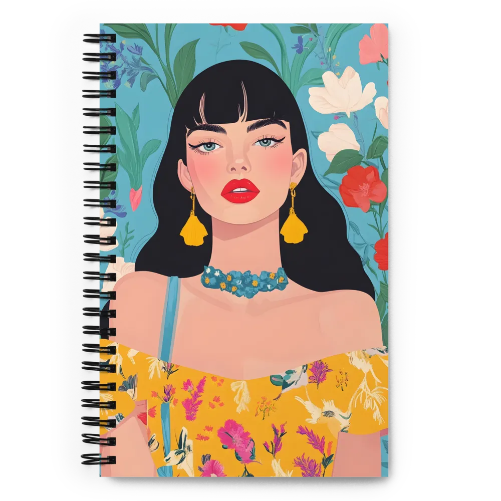 Blooming Confidence | Spiral Notebook