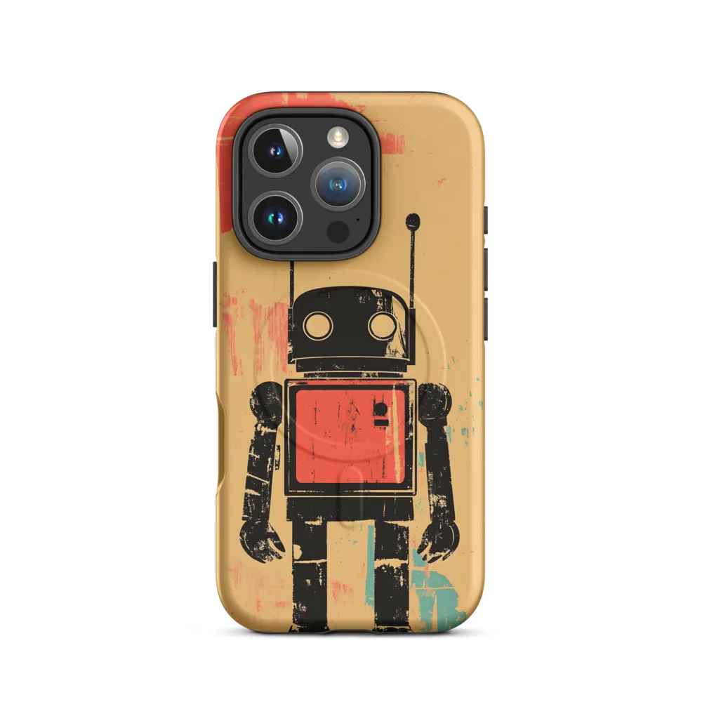 The Retro Robot | Phone Case |  16 Pro | MagSafe® Tough Case | Matte