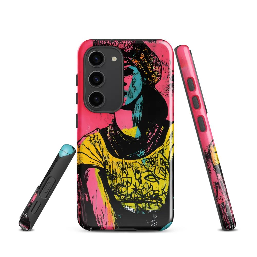 Urban Elegance: A Graffiti Portrait