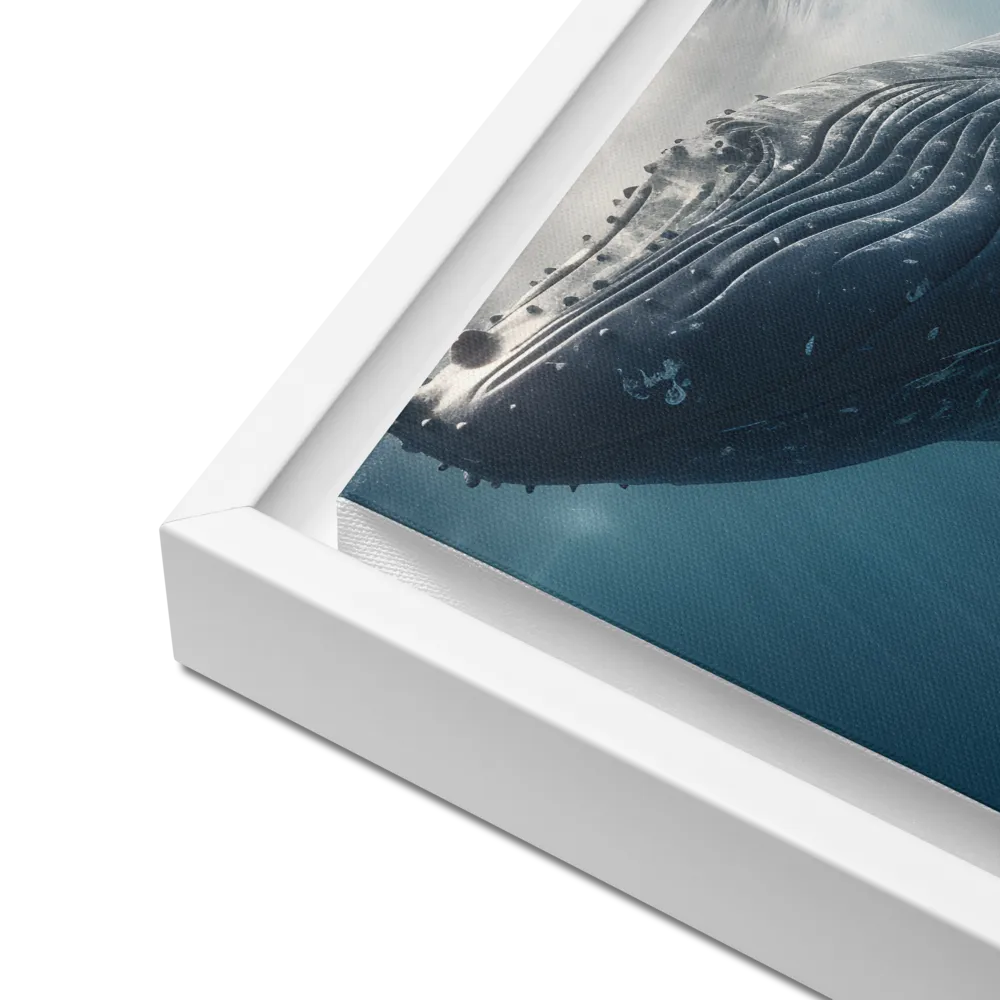 Graced by the Depths | Canvas with White Frame | 12″×16″