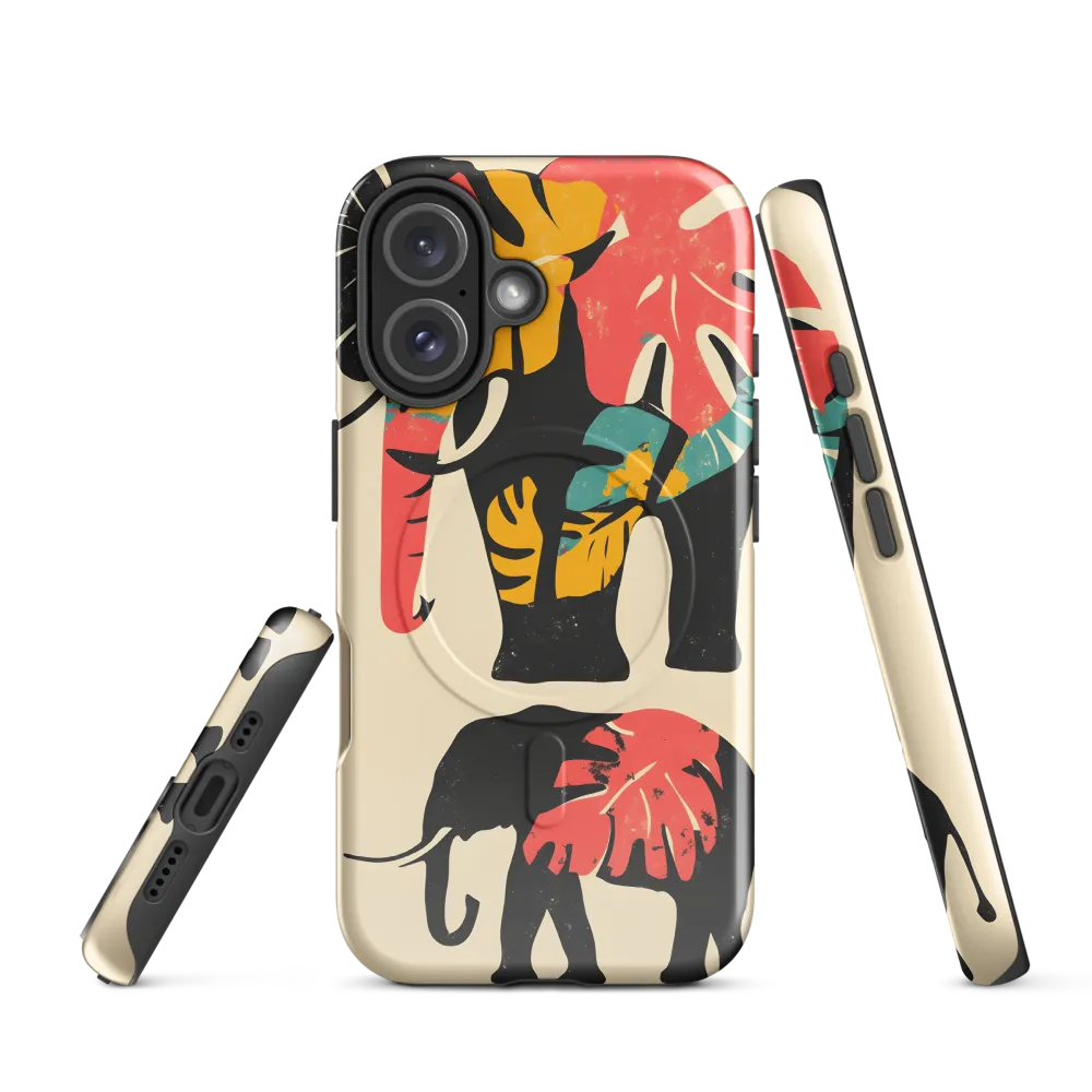 Tropical Elegance: The Elephant's Dance