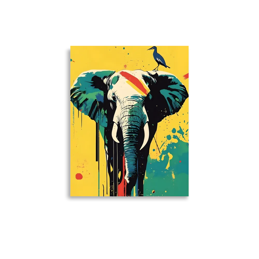 Elegance of the Wild: A Colorful Harmony | Poster | 11″×14″