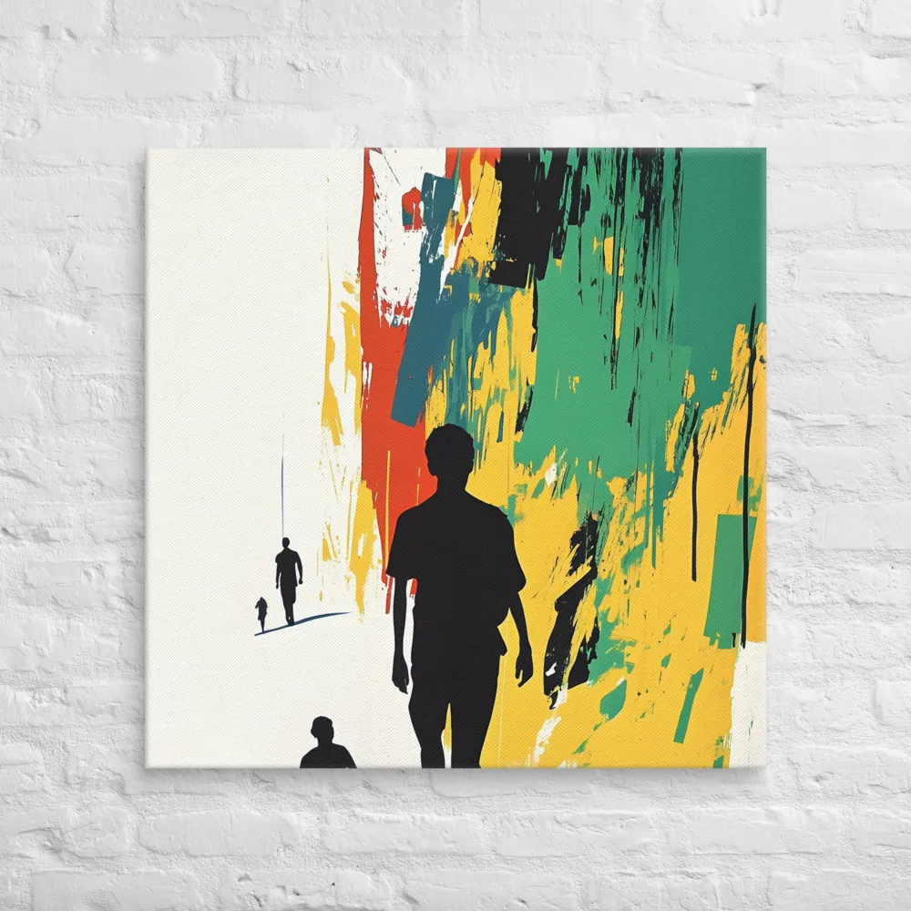 Journey of Silhouettes | Canvas | 32″×32″
