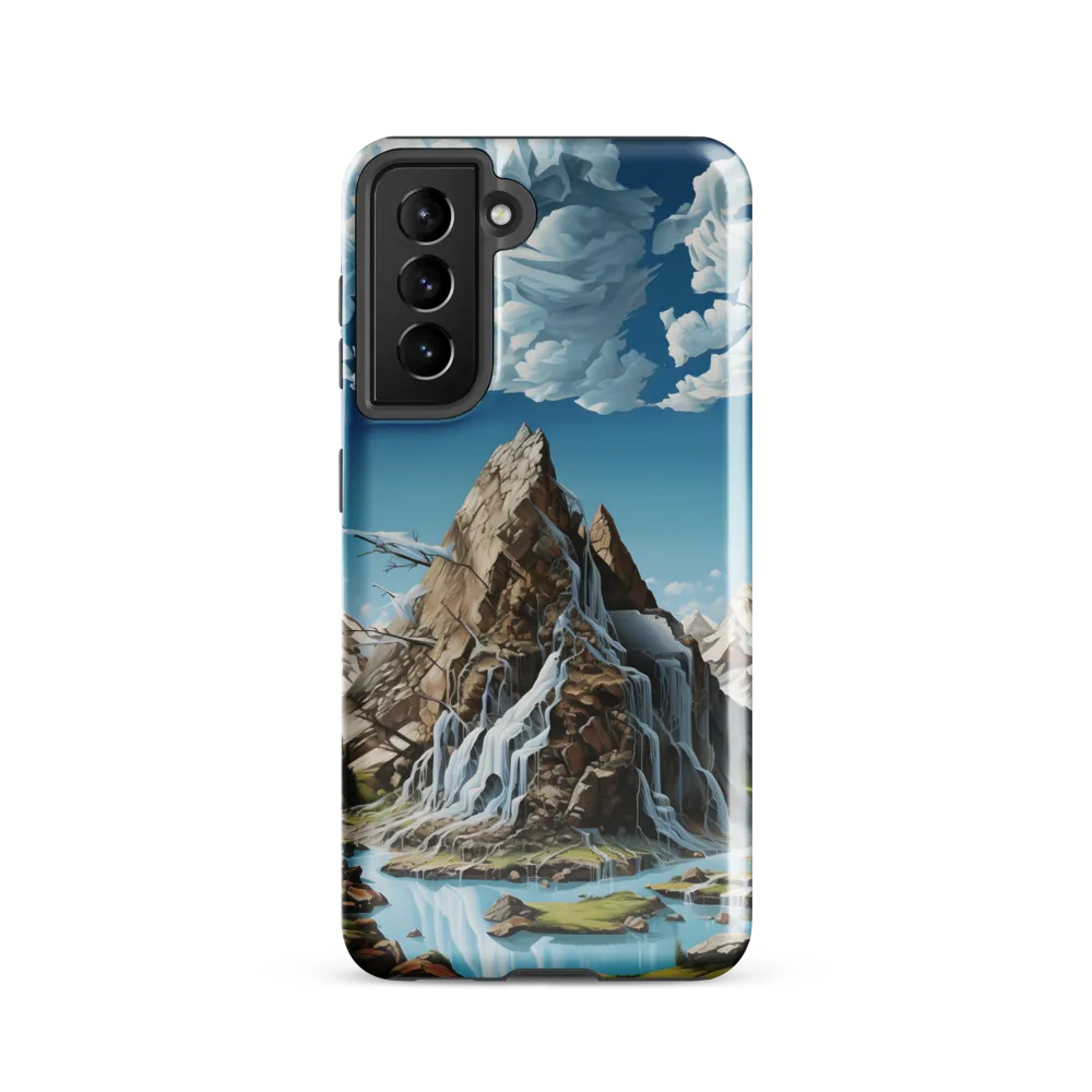 Majestic Cascade: A Mountain Masterpiece