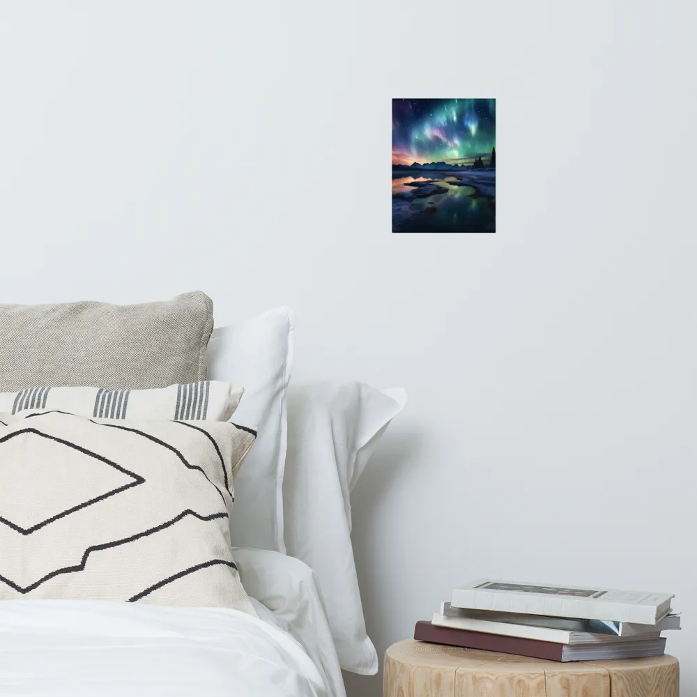 Ethereal Aurora: A Night Under the Stars | Poster | 8″×10″