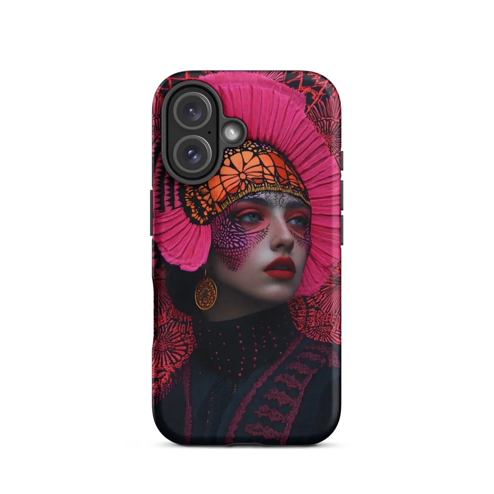 Bold Elegance: A Contemporary Portrait | Phone Case |  16 | Tough Case | Matte